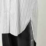 【WALDO】ストライプテープロゴ入りシャツ | NICOLE | 詳細画像9 