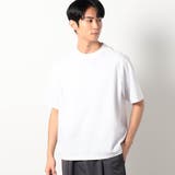 09ホワイト | 圧縮マイクロカノコラグランTシャツ | NICOLE