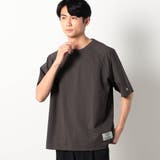 13ブラウン | 【DISCUS別注】ドットメッシュラグランTシャツ | NICOLE