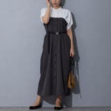 39チャコールグレー | ドッキングワンピース | NICOLE