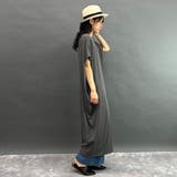 ランダムリブ素材ゆったりワンピース | NICOLE | 詳細画像19 