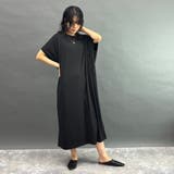 ランダムリブ素材ゆったりワンピース | NICOLE | 詳細画像22 
