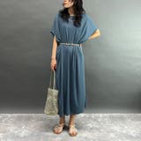 ランダムリブ素材ゆったりワンピース | NICOLE | 詳細画像23 