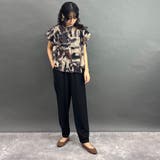 フリル袖柄シャツ | NICOLE | 詳細画像17