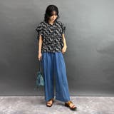 フリル袖柄シャツ | NICOLE | 詳細画像22