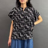 92その他3 | フリル袖柄シャツ | NICOLE