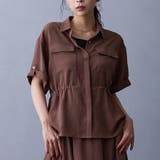 ウエストドロスト半袖シャツ | NICOLE | 詳細画像1 