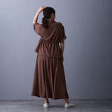 ウエストドロスト半袖シャツ | NICOLE | 詳細画像3 