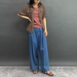 ウエストドロスト半袖シャツ | NICOLE | 詳細画像5 