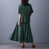 ウエストドロスト半袖シャツ | NICOLE | 詳細画像9 