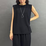 49ブラック | スリーブレスブラウス | NICOLE