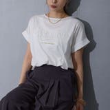 エンボス刺繍Tシャツ | NICOLE | 詳細画像7 