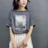 19ライトグレー | フォトプリントTシャツ | NICOLE