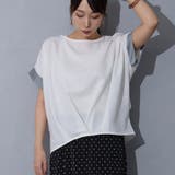 28オフホワイト | 裾タックTEE | NICOLE