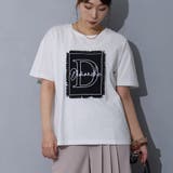 28オフホワイト | 刺繍デザインTシャツ | NICOLE