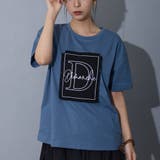 60ブルー | 刺繍デザインTシャツ | NICOLE