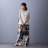 バック柄プリントスリーブレスTシャツ | NICOLE | 詳細画像15