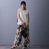 バック柄プリントスリーブレスTシャツ | NICOLE | 詳細画像5