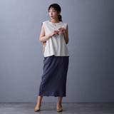 バック柄プリントスリーブレスTシャツ | NICOLE | 詳細画像8