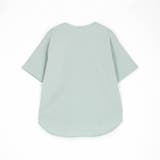 手書き風ロゴ ラウンドヘムTシャツ | NICOLE | 詳細画像2 