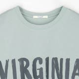 手書き風ロゴ ラウンドヘムTシャツ | NICOLE | 詳細画像3 