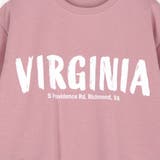 手書き風ロゴ ラウンドヘムTシャツ | NICOLE | 詳細画像6 