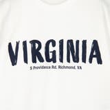 手書き風ロゴ ラウンドヘムTシャツ | NICOLE | 詳細画像7 