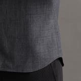 メランジツイル カッタウェイカラーシャツ | NICOLE | 詳細画像11 