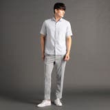 メランジツイル カッタウェイカラーシャツ | NICOLE | 詳細画像3 