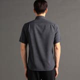 メランジツイル カッタウェイカラーシャツ | NICOLE | 詳細画像7 