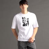 09ホワイト | フォトプリント Tシャツ | NICOLE