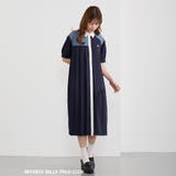67ネイビー | 【BEVERLY HILLS POLO CLUB】アシンメトリーワンピース | NICOLE