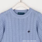 ワンポイント刺繍ケーブルニット | NICOLE | 詳細画像6