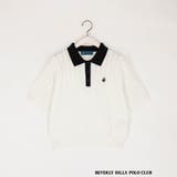 【BEVERLY HILLS POLO CLUB】透かし編みニットポロシャツ | NICOLE | 詳細画像11 