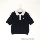 【BEVERLY HILLS POLO CLUB】透かし編みニットポロシャツ | NICOLE | 詳細画像12 