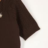 【BEVERLY HILLS POLO CLUB】透かし編みニットポロシャツ | NICOLE | 詳細画像15 