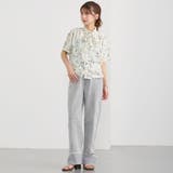 リボン付き柄ブラウス | NICOLE | 詳細画像13 