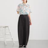 リボン付き柄ブラウス | NICOLE | 詳細画像15 