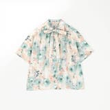 リボン付き柄ブラウス | NICOLE | 詳細画像3 