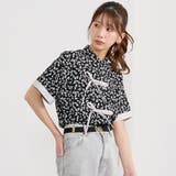 49ブラック | フロントリボンブラウス | NICOLE