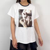 フレンチスリーブ猫Tシャツ | NICOLE | 詳細画像1 