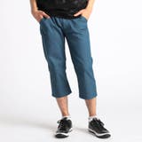 60ブルー | 【NICOLE SPORTS】TCシャンブレーツイルクロップドパンツ | NICOLE