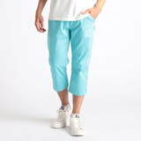 64サックス | 【NICOLE SPORTS】TCシャンブレーツイルクロップドパンツ | NICOLE