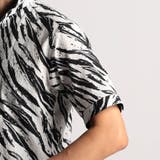 アラカルトプリント半袖スタンドシャツ | NICOLE | 詳細画像10 