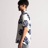 アラカルトプリント半袖スタンドシャツ | NICOLE | 詳細画像14 