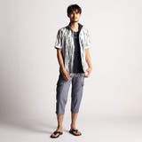 アラカルトプリント半袖スタンドシャツ | NICOLE | 詳細画像3 