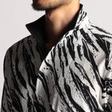 アラカルトプリント半袖スタンドシャツ | NICOLE | 詳細画像8 