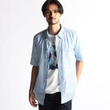 64サックス | シアーチェック レギュラーカラーシャツ | NICOLE