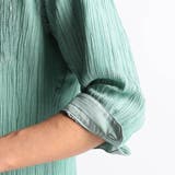 カラープリーツ7分袖スタンドカラーシャツ | NICOLE | 詳細画像17 