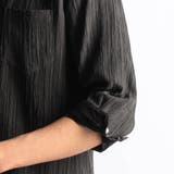 カラープリーツ7分袖スタンドカラーシャツ | NICOLE | 詳細画像18 